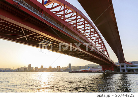 神戸の夕景・神戸大橋 神戸の夕景・神戸大橋 50744825