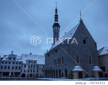 冬のエストニア・タリン ラエコヤ広場・旧市庁舎 Town Hall Square, Tallinn 冬のエストニア・タリン ラエコヤ広場・旧市庁舎 Town Hall Square, Tallinn 50745252