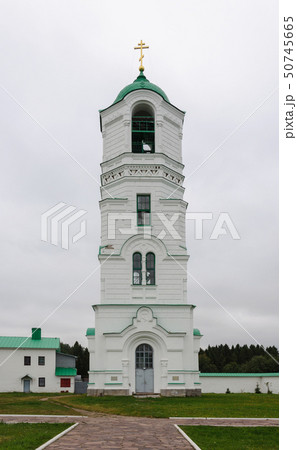 Bell tower in Alexander-Svirsky Monastery, Russia 50745665