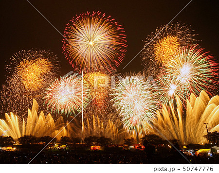 土浦の花火大会の花火づくし 50747776