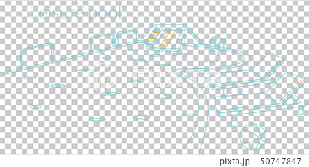 Three-color line drawing pool Three-color line drawing pool 50747847