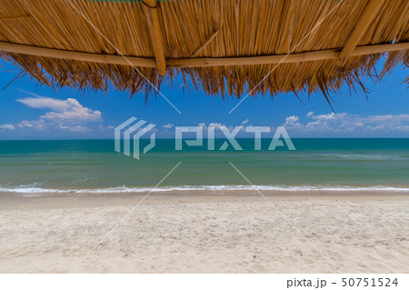 Tropical seaside dining table in thailand Tropical seaside dining table in thailand 50751524