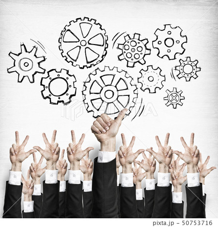 Business and teamwork concept Business and teamwork concept 50753716