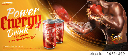 Power energy drink ads 50754869