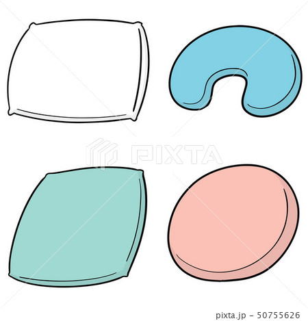 vector set of pillow vector set of pillow 50755626