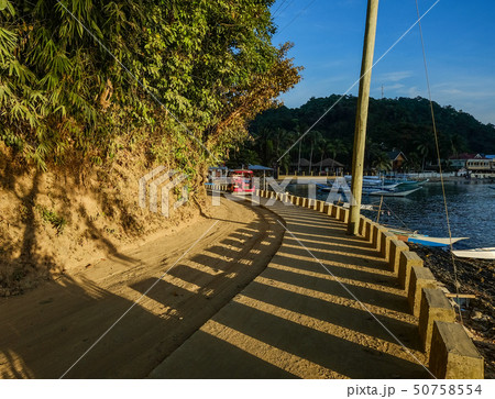 Seaside road in Palawan, Philippines 50758554