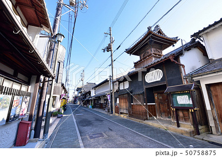 北国街道　黒壁スクエア　黒壁一號館　黒壁ガラス館　滋賀県長浜市　 50758875