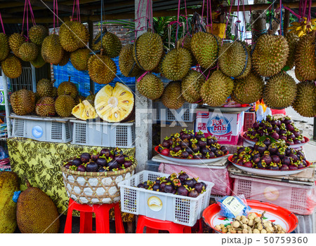 Selling tropical fruits in Bali, Indonesia Selling tropical fruits in Bali, Indonesia 50759360