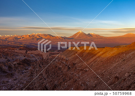 Sunset long exposure of the Andes from Mars Valley, Atacama 50759968