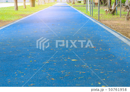 running track in runner rubber cover blue public running track in runner rubber cover blue public 50761958