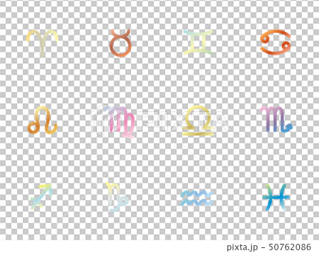 12星座標記素材 50762086