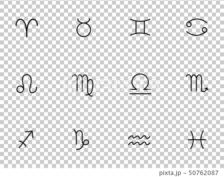 12星座マーク素材 50762087