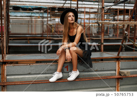 Beautiful young model woman Beautiful young model woman 50765753