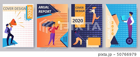 Cover Design 2020 Annual Report Set with People 50766979
