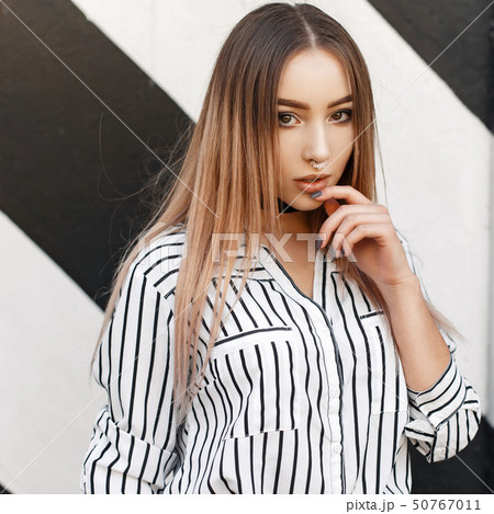 Beautiful modern style girl  50767011