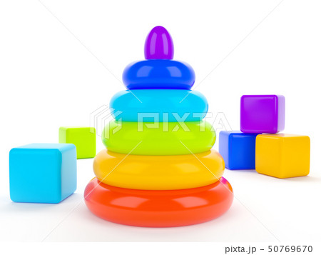 toy children's pyramid for the development of intelligence and motility 50769670