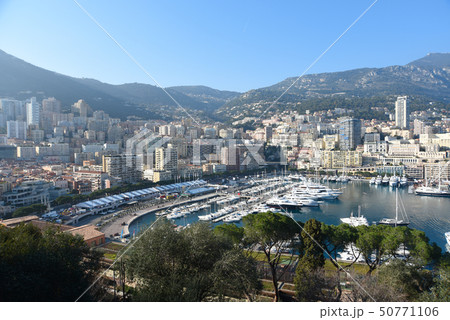View on Nice port in France with yachts and boats View on Nice port in France with yachts and boats 50771106