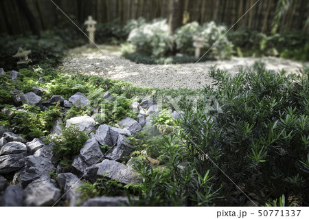 Small japanese style rock garden Small japanese style rock garden 50771337