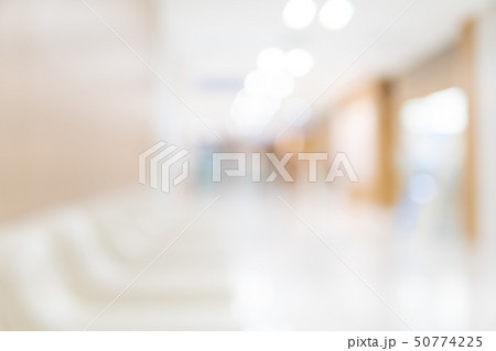 Blurred luxury hospital interior background 50774225