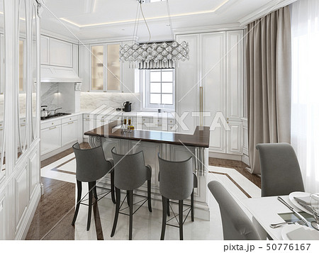 Kitchen-dining room art deco style 50776167