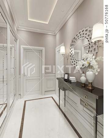 Bright Hallway Art Deco style 50776168