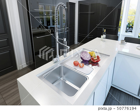 Kitchen island contemporary style 50776194