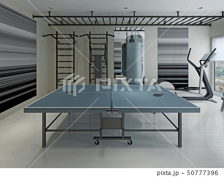 Tennis table in the gym 50777396