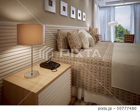 Eclectic bedroom design 50777480