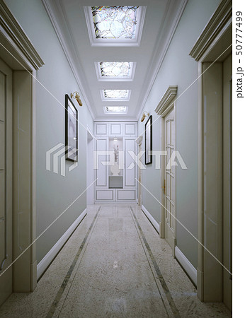 Corridor neoclassic style 50777499