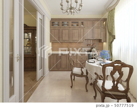 Classic kitchen interior 50777519