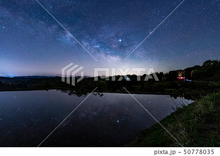 棚田と天の川 星峠 【新潟県】 棚田と天の川 星峠 【新潟県】 50778035