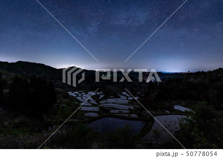 棚田と天の川 星峠 【新潟県】 棚田と天の川 星峠 【新潟県】 50778054