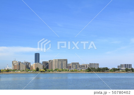 対岸から見たアイランドシティ 対岸から見たアイランドシティ 50780402