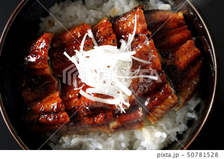 鰻丼（湯気） 50781528