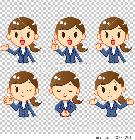 Women Poses for Suits (Navy) 50783291