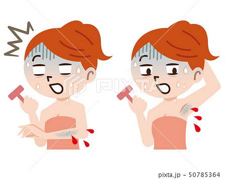 ムダ毛処理　脱毛　脇　腕 50785364