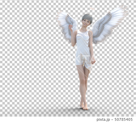 Cute angel perming3DCG illustrations material Cute angel perming3DCG illustrations material 50785405