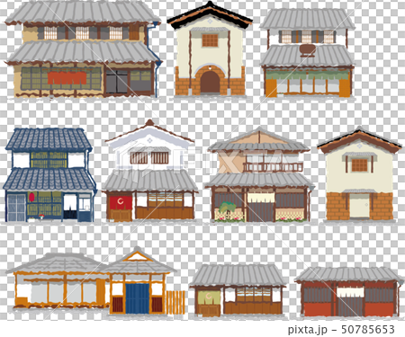 Japanese Style House Stock Illustration 50785653 Pixta