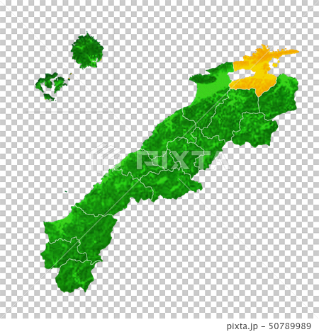 Shimane Prefecture and Matsue City Map 50789989
