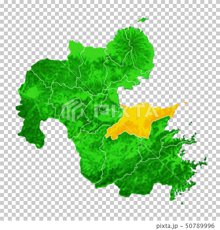 大分県と大分市地図 大分県と大分市地図 50789996