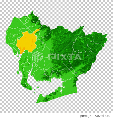 Aichi Prefecture and Nagoya City Map Aichi Prefecture and Nagoya City Map 50791840