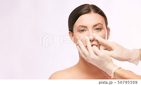 Female derma rejuvenate treatment. Doctor in 50795509