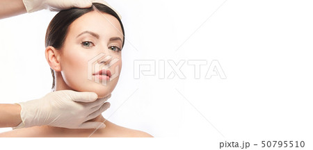 Female derma rejuvenate treatment. Doctor in 50795510