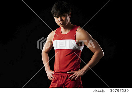 アスリート　陸上競技　男子 50797580