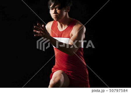 アスリート 陸上競技 走る アスリート 陸上競技 走る 50797584