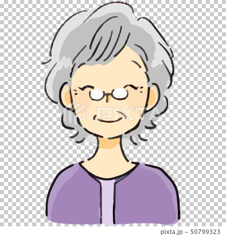 Expression granny smile 50799323