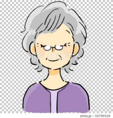 Expression granny smile 50799326
