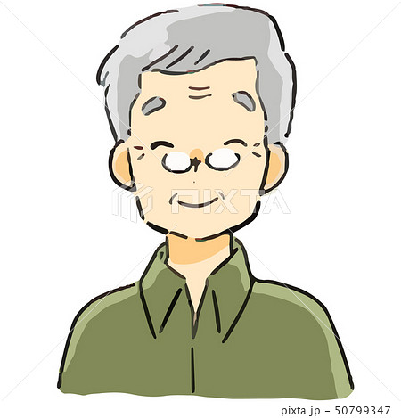 表情　おじいさん　笑顔 50799347