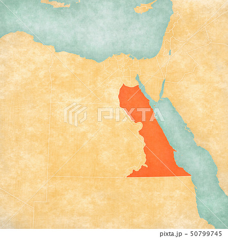 Map of Egypt - Red Sea Governorate 50799745