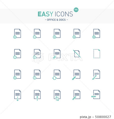 Easy icons 18e Docs 50800027